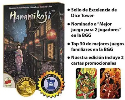 Juego de mesa para 2 Hanamikoji