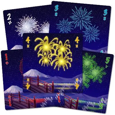 Hanabi juego de mesa cooperativo