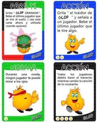 Juego de mesa y cartas Glop