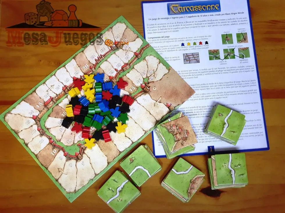 Carcassonne contenido del juego