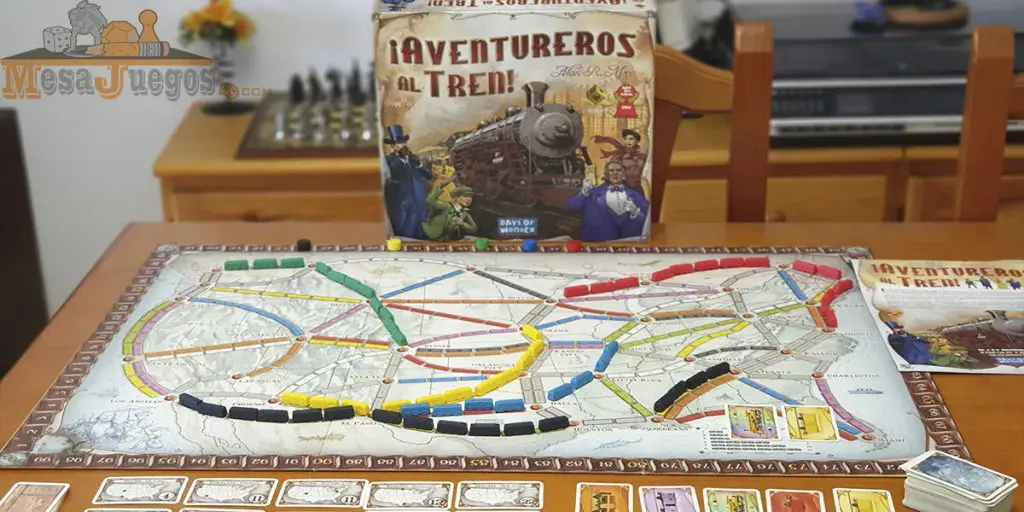  juego de mesa Aventureros al tren