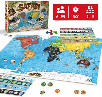 Safari juego de mesa para niños de 6 años